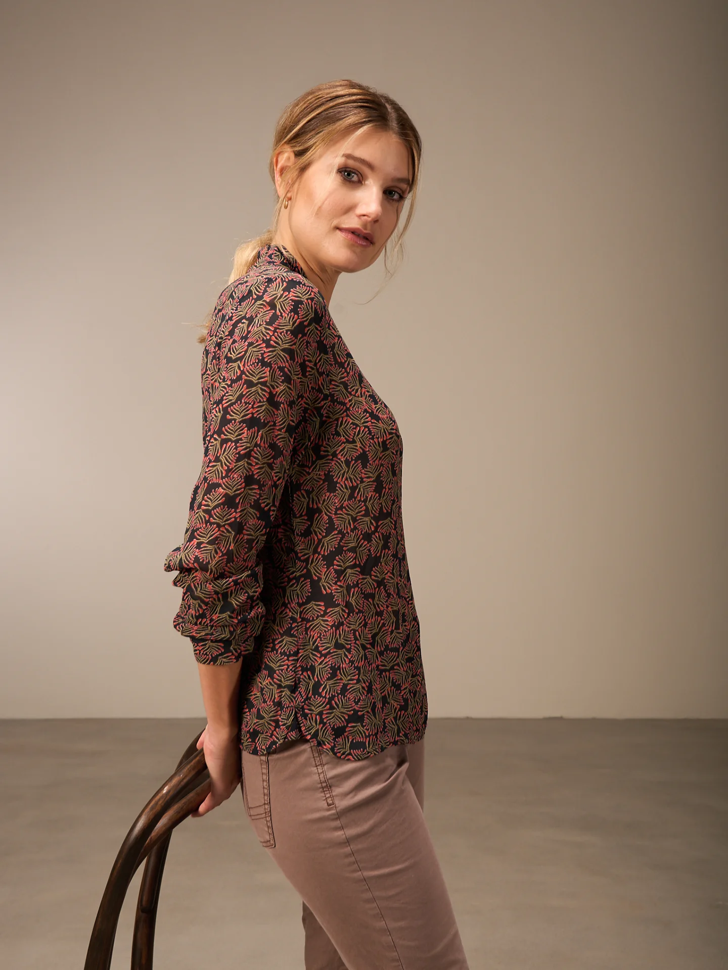 Bluse mit Stehkragen - Image 3