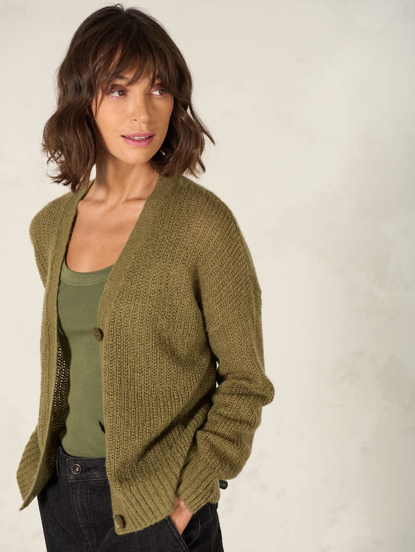 Strickjacke mit Knopfverschluss - Image 6